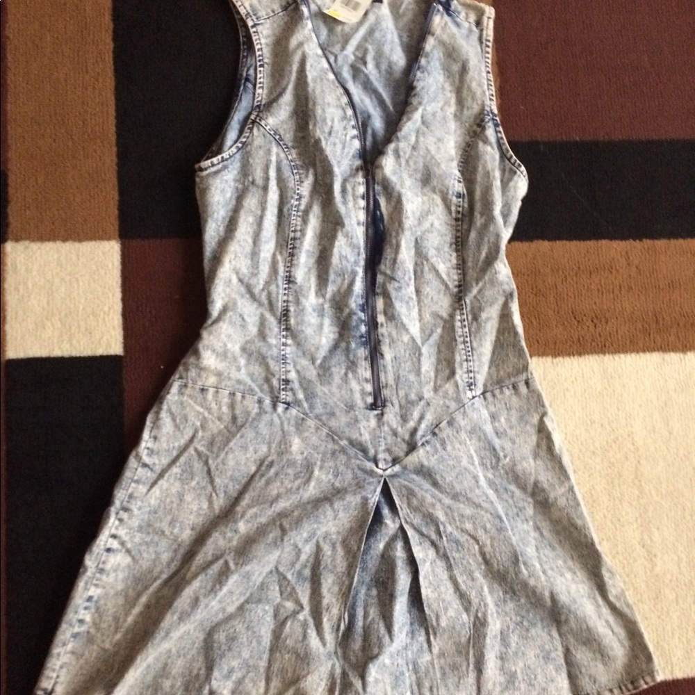 Sleeveless Jean Dress